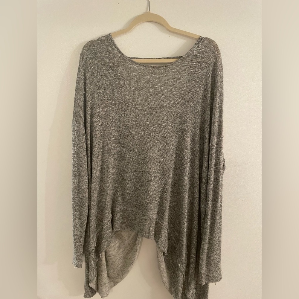 Free People Gray Sweater Medium